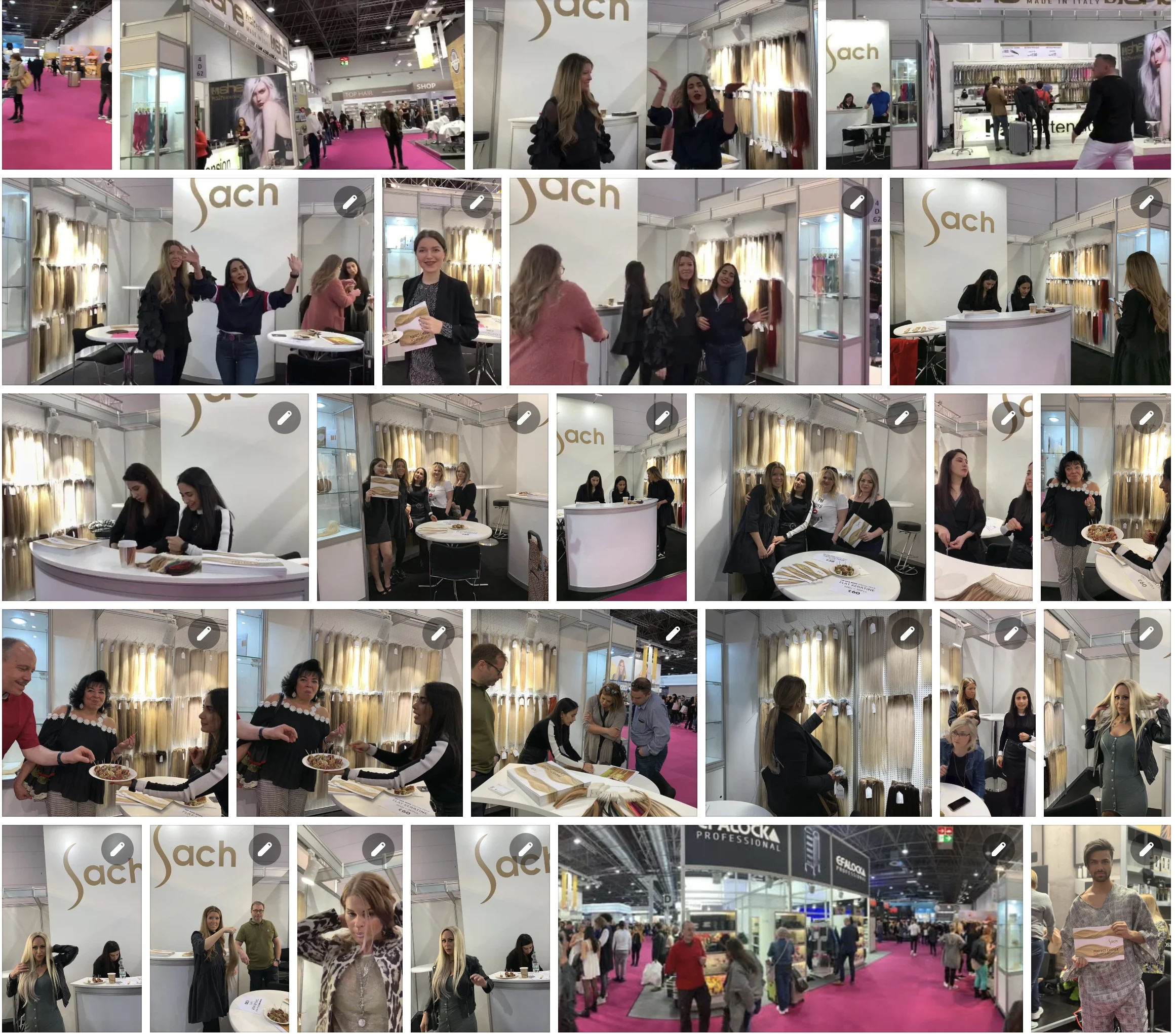 Sach and Vogue Hair exhibition stand at TOP HAIR Düsseldorf 2019