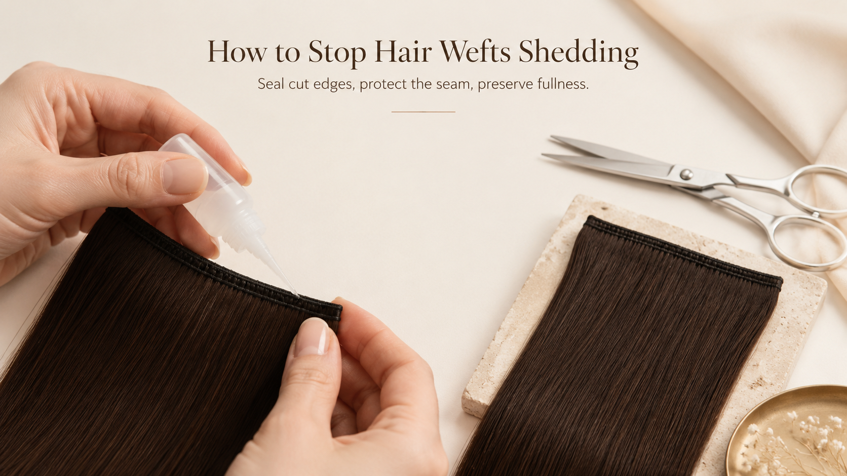 How to Stop Hair Wefts Shedding